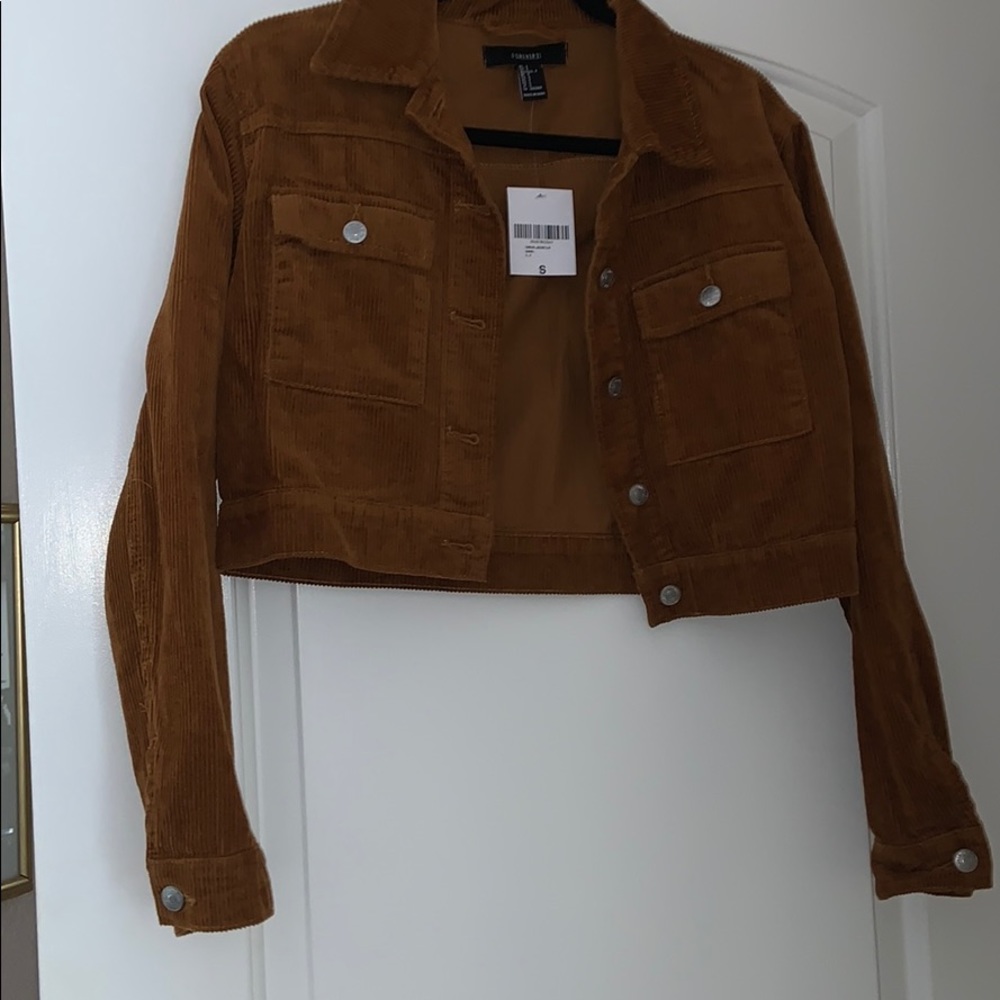 NWT corduroy crop jacket.
